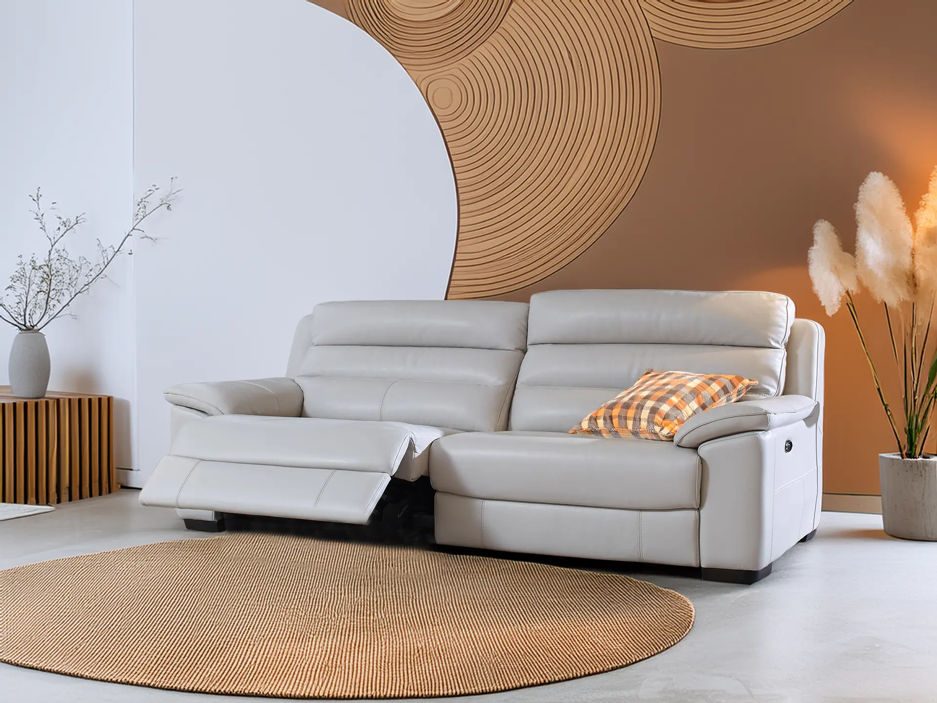canapé-relax-en-cuir-gris-jean